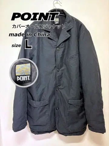 [멋진] POINT 커버올풍 자켓 L 사이즈 차콜 그레이