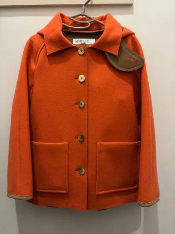 WHITE LINE for girl 오렌지 피 코트