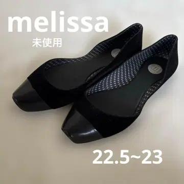 melissa 플랫슈즈 스웨이드 느낌 러버 (미사용품)