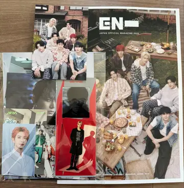 ENHYPEN fc 매거진 북과 타렌트 카드 세트