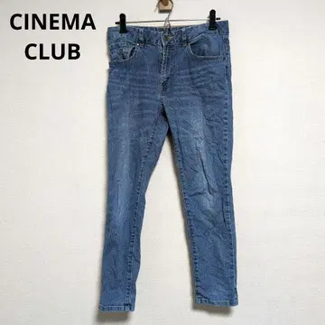 시네마 클럽 데님 팬츠 면 캐주얼 [M 사이즈]