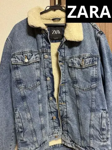 구제 의류 ZARA 보아 안감 데님 자켓 XL