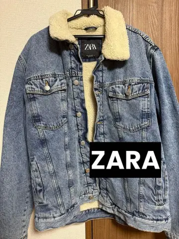 구제 의류 ZARA 보아 안감 데님 자켓 XL
