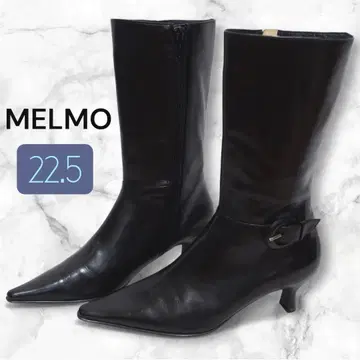 MELMO femminilo 숏부츠 벨트 디자인 22.5 천연 가죽