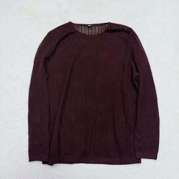 유니클로 메쉬 니트 빅 루즈핏 깔끔한 겨울 코디 캐주얼 울