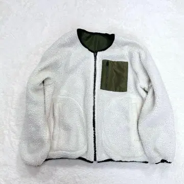 사만사 모스모스 보아 자켓 리버서블 빅 사이즈 2way 새상품급