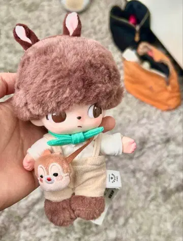 DIMOO WORLD x 디즈니 시리즈 봉제 인형 칩과 데일