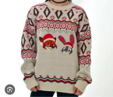 주토피아 크리스마스 니트