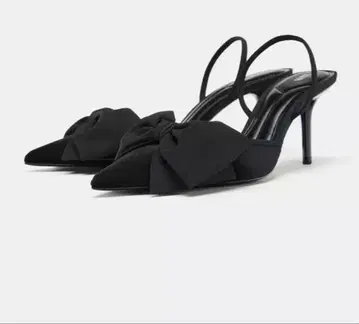 ZARA 리본 하이힐 37