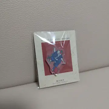 오타 기념 미술관 신반 고양이 소바야 핀 배지