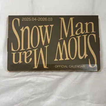 SnowMan CALENDAR