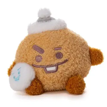 BT21 SHOOKY 눈사람 허그 봉제 인형 BTS SUGA 슈키