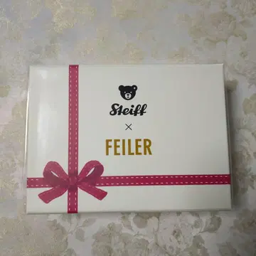 일본 니혼바시 미츠코시 FEILER 손수건 steiff 테디베어 키링