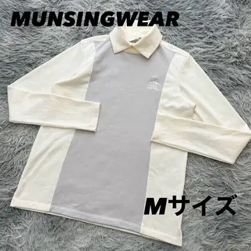 먼싱웨어 긴팔 셔츠 티셔츠 속기모 스트레치 M 사이즈