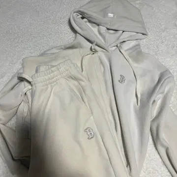 MLB Korea 한국 맨투맨 팬츠 코듀로이 아이보리