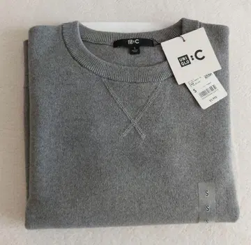 UNIQLO 그레이 크루넥 스웨터 S