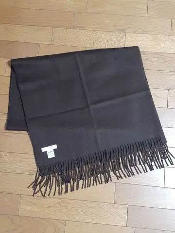 UNIQLO 캐시미어 100% 다크 브라운 스톨 머플러