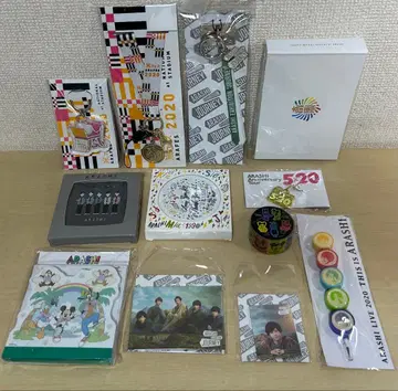 아라시 ARASHI 라이브 투어 굿즈 12점