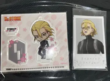 Dr.STONE 아크릴 스탠드 꽃놀이 벚꽃 에테르노레시 스탠리 사진