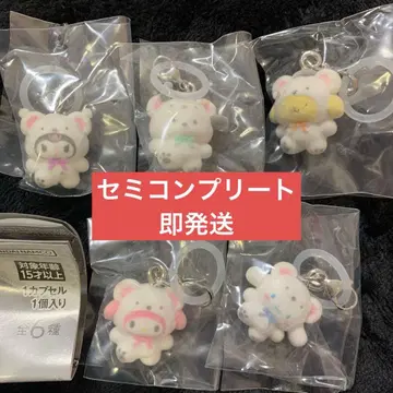 푹신푹신 스노우 메지루시 액세서리 가챠 세미 컴프 산리오