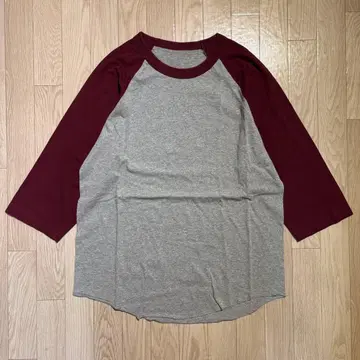 90s 래글런 슬리브 빈티지 바이컬러 아메카지 구제 의류