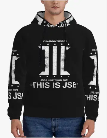기간 한정 3대 JSB 10th 디자인 블랙 후드티