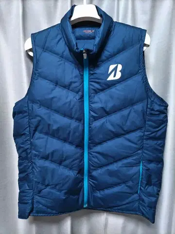 브릿지스톤 골프 다운 베스트 네이비 블루