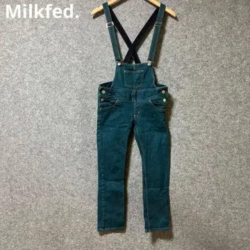Milkfed. 다크 블루 살로펫 스키니핏