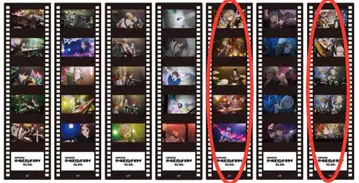 걸즈밴드 클라이 특전 필름풍 책갈피 영화 니나 모모카 미개봉 2장 세트