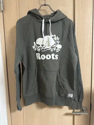 Roots 그레이 후드 부착 후드티
