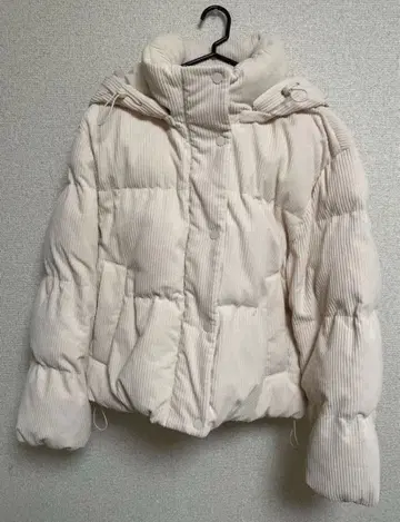 GU 히트 패디드 코듀로이 블루종