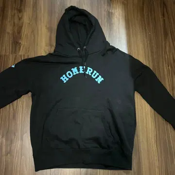 HOMERUN NYC 블랙 후드티