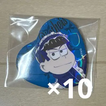 오소마츠 6쌍둥이 카라마츠 하트 캔뱃지 저지 메이드