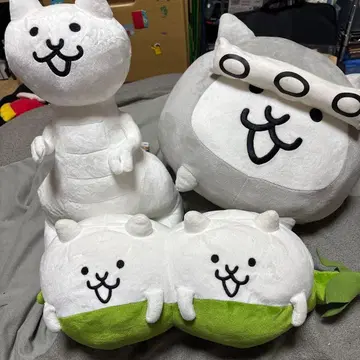 냥코 대전쟁 봉제 인형 3체 세트.