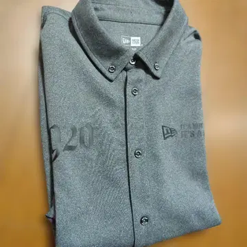 New Era 그레이 긴팔 셔츠