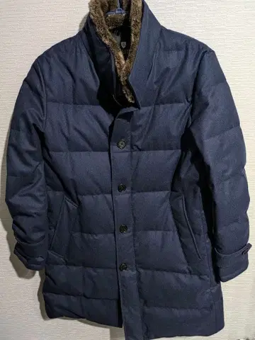 컨디션 최상 BLACK LABEL CRESTBRIDGE 다운 코트 네이비