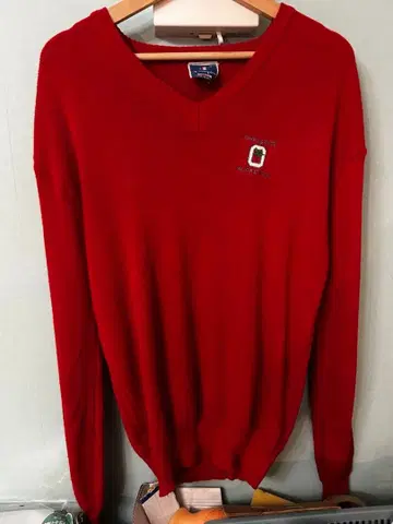 빈티지 80s 챔피온 칼리지 스웨터