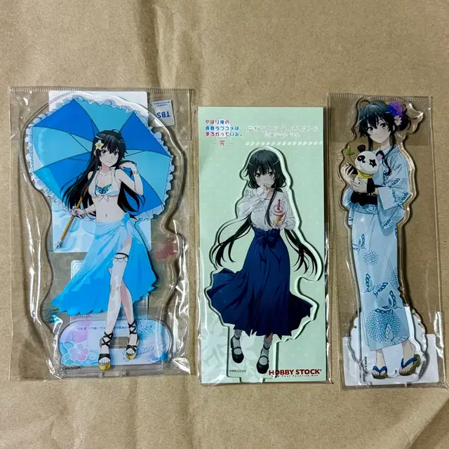 일괄급매)역내청 유키노 아크릴스탠드 수영복,공원데이트,유카타  내청코