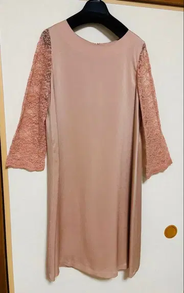 23구 살몬 핑크 원피스 드레스 레이스 (M)