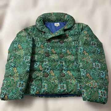 티티카카 그린 페이즐리 무늬 다운 70% 자켓 L 사이즈