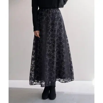 UNFILO 플라워 오팔 스커트 XL