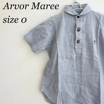 Arvor Maree 알보마레 셔츠 반팔 풀오버 셔츠