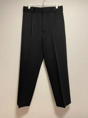 YLEVE 울 와이드 슬랙스 블랙 사이즈 4