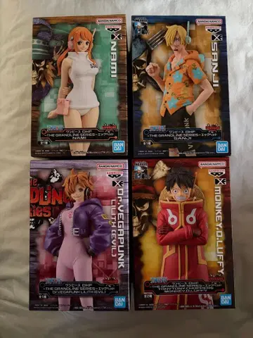 원피스 에그 헤드 피규어 4체 세트