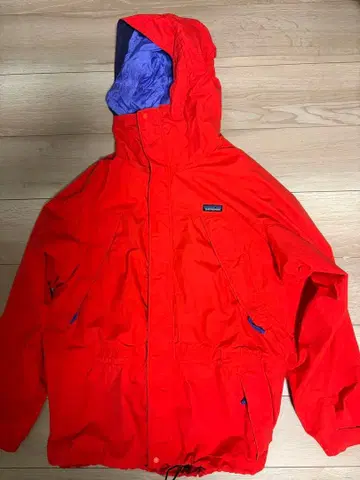 patagonia 후드 부착 나일론 자켓 M 레드