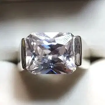 [앤티크] 실버 925 스퀘어 컷 반지