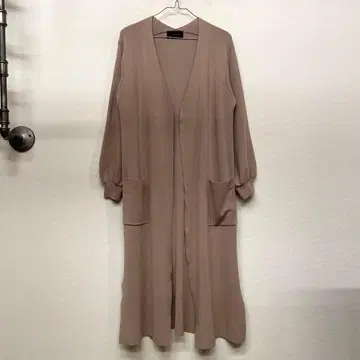 ivory court 니트 롱 가디건