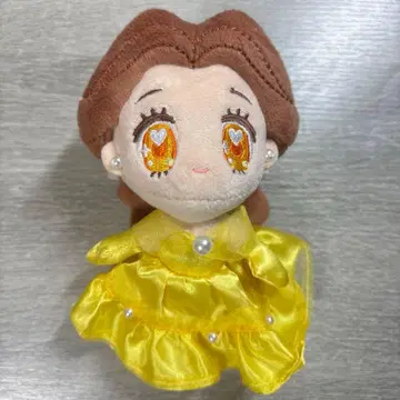 디즈니 타이니 미녀와 야수 벨 봉제 인형 키체인
