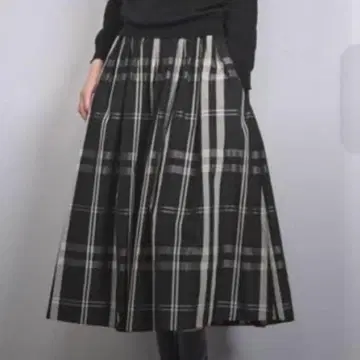 UNITED ARROWS 체크 타프타 스커트