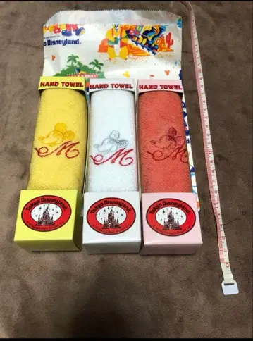 빈티지 도쿄 디즈니 리조트 디즈니 핸드 타월 3개 세트